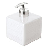 DOSA SAPONE DA APPOGGIO IN CERAMICA BIANCA MODELLO CUBA